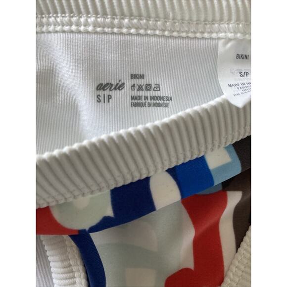 Aerie Women's Small White Bikini Bottom New Without Tags - Picture 4 of 6